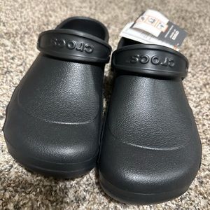 Black Crocs at work Clogs W9